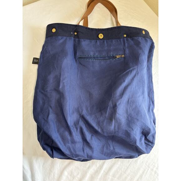 Twig & Arrow BOHO Woven Beach Weekend Tote Bag Fringe Beaded Red White & Blue - Picture 6 of 11